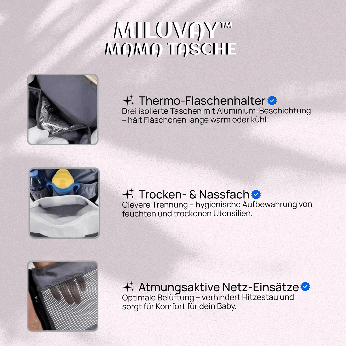 Miluvay™ Mama Tasche 3-in-1 Wickelrucksack & Babybett